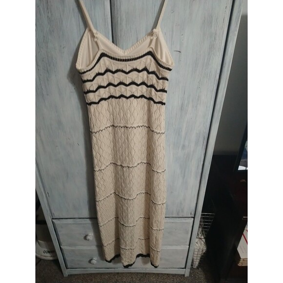 Wild & Free Crotcher Sleeveless Maxi Dress Cream Small Boho Cottage Core Feminin - Picture 6 of 12